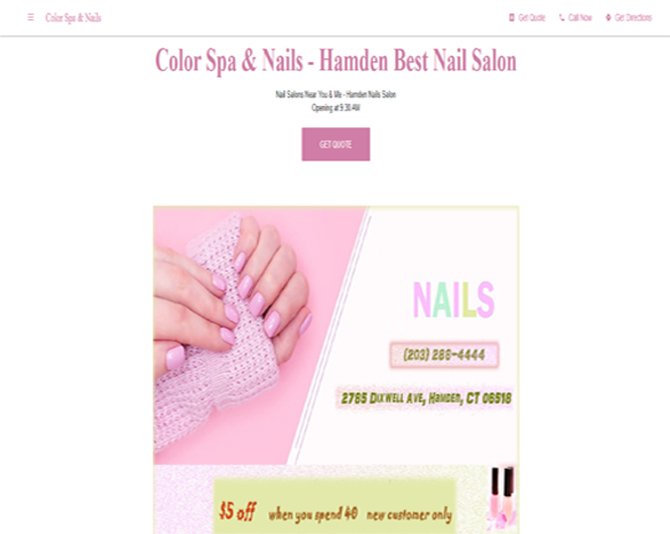 Color Spa & Nails – Hamden Best Nail Salon
